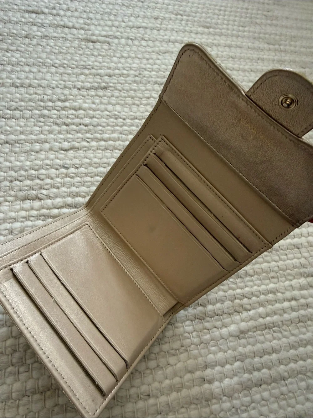 Chanel Gold Wallet