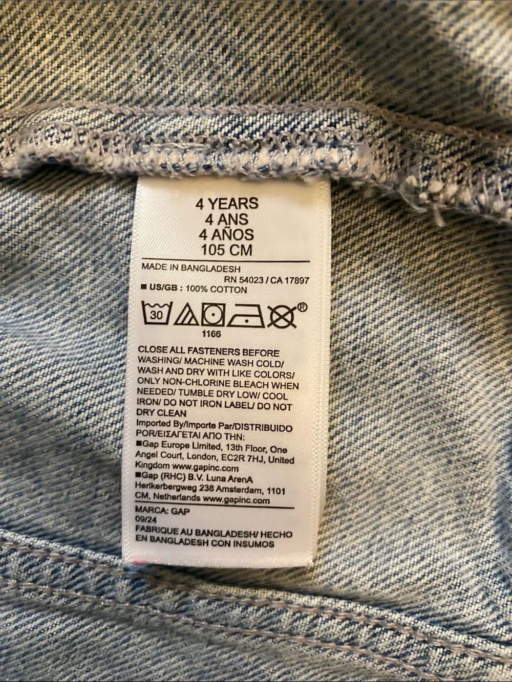 GAP light blue