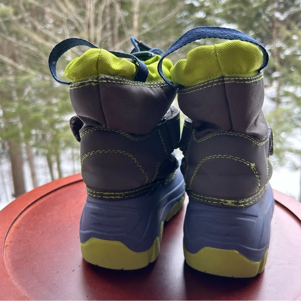 Waterproof Monster Dino Toddler Snow Boots- Size 10 | Fleece Lined | Winter Boot