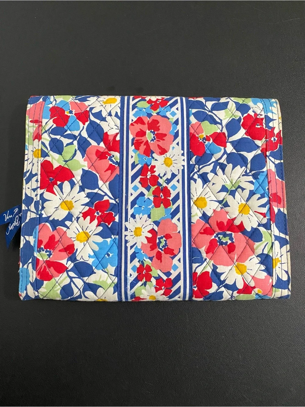 Vera Bradley Jewelry Travel Organizer Summer Cottage Floral Print Trifold EUC