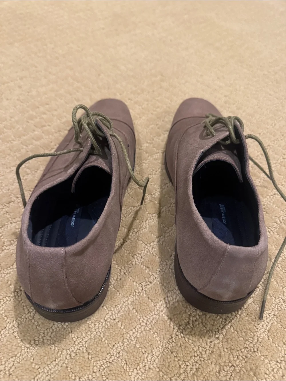 Joseph Abboud taupe suede