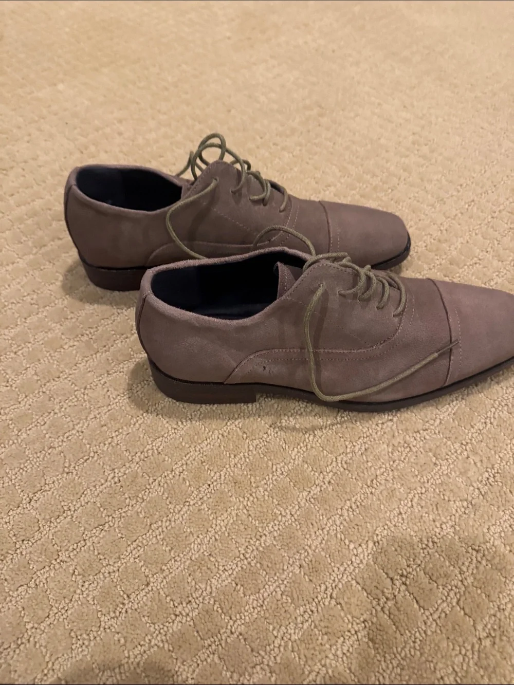 Joseph Abboud taupe suede