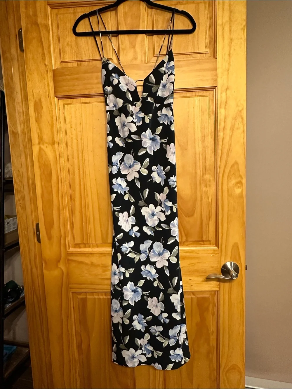 Abercrombie & Fitch Floral Maxi Slip Dress