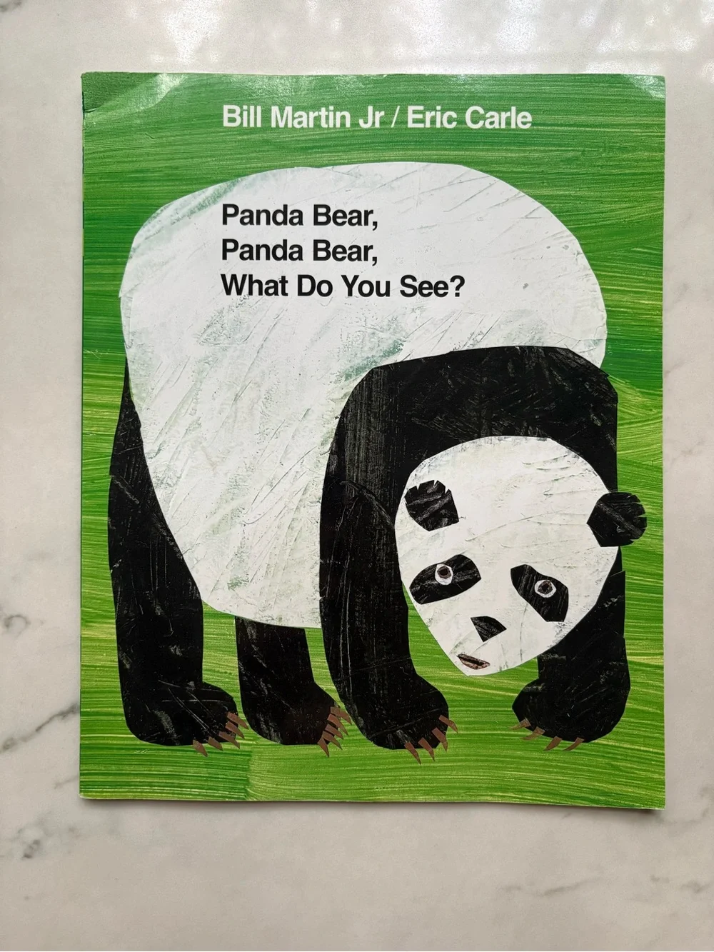 Eric Carle Panda Bear Board Book - Green/Black/White