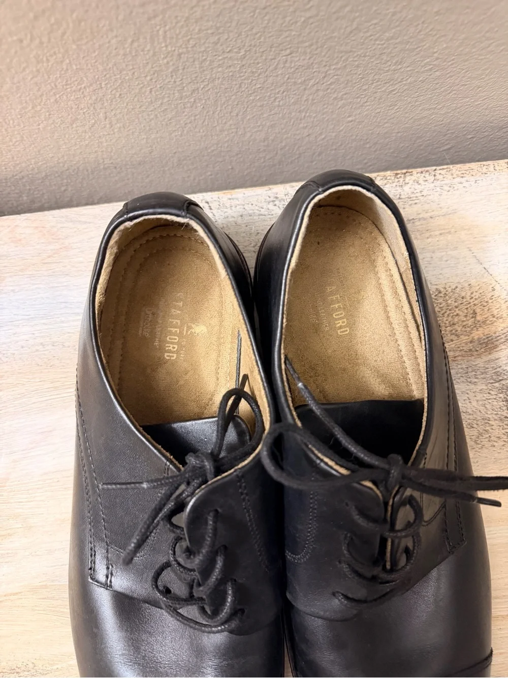 Stafford derby shoes