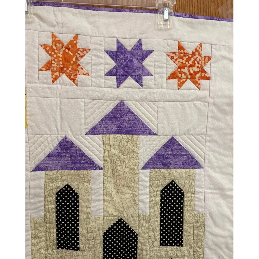 Handmade halloween quilt