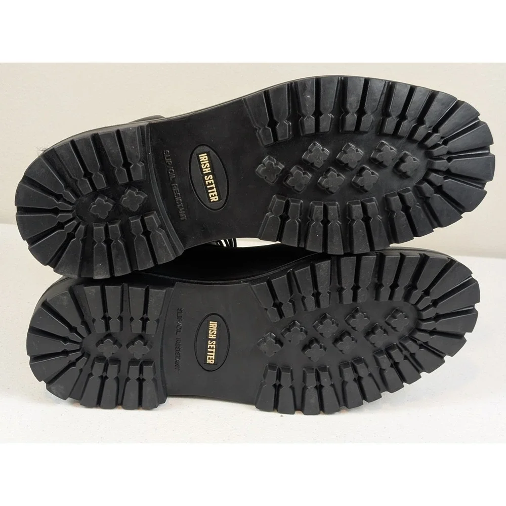 Irish Setter Work Boots Men 10.5D Black 83671 Waterproof EH Lug Sole New No Box