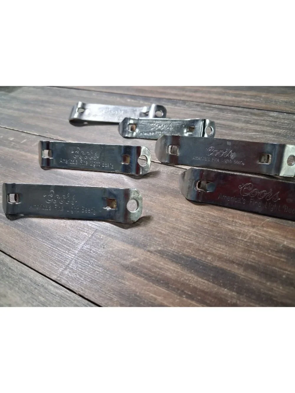 Vintage Coors Beer Bottle Opener Lot Vaughan Ecko Other Silver Tone Church Key