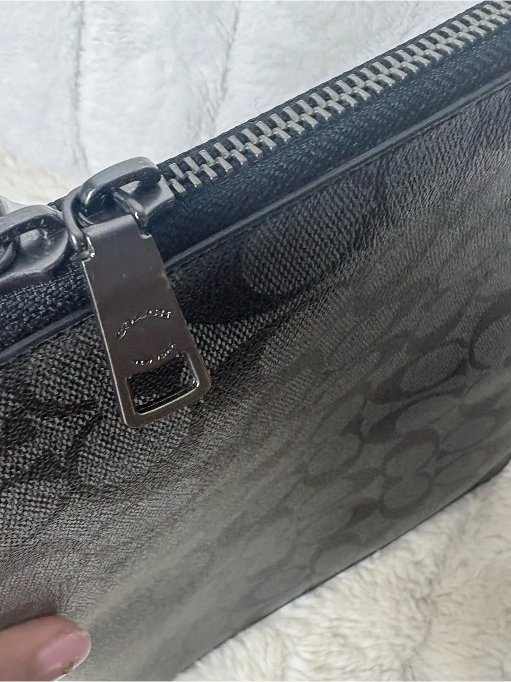 Coach laptop sleeve