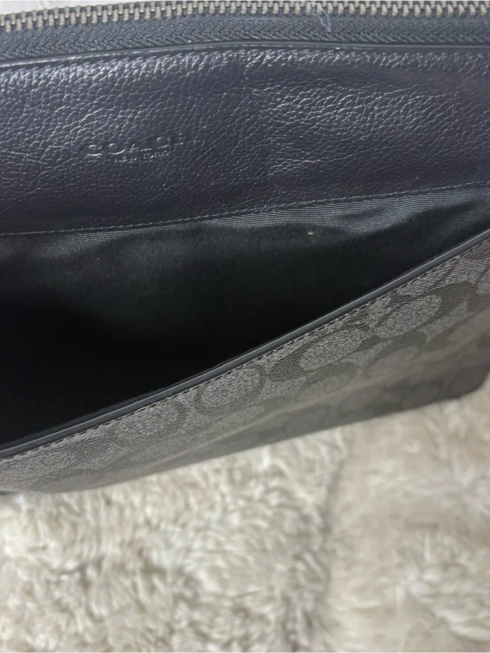 Coach laptop sleeve