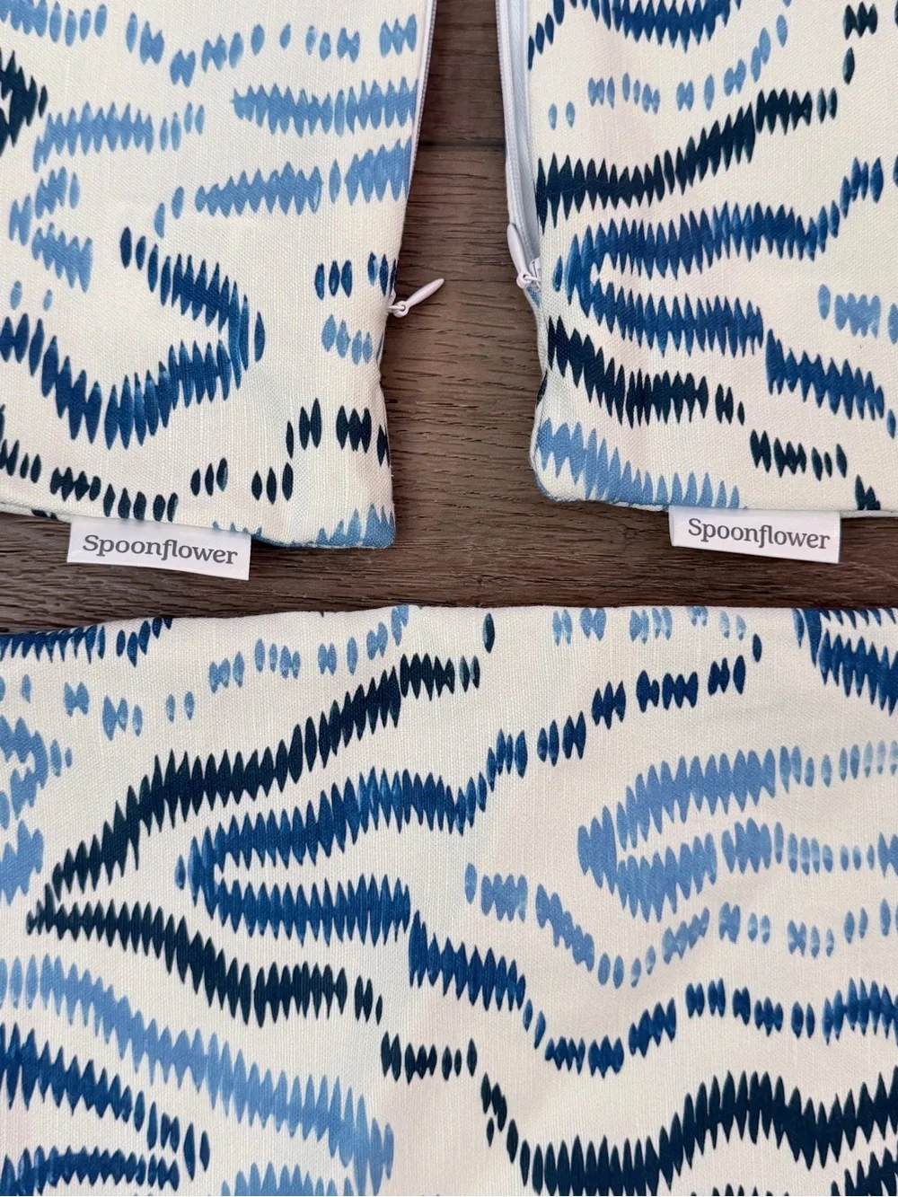 Spoonflower stylish blue
