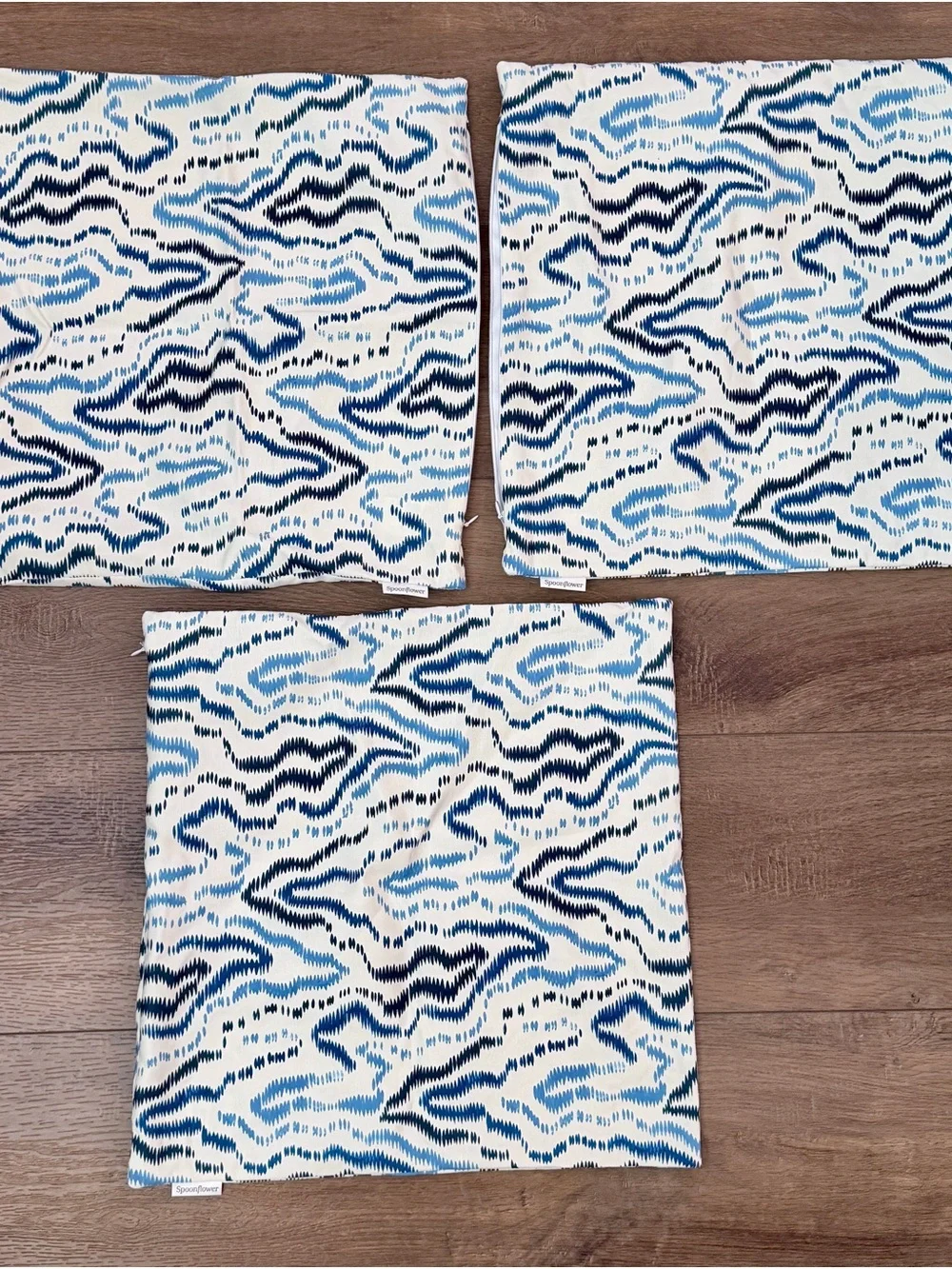 Spoonflower stylish blue