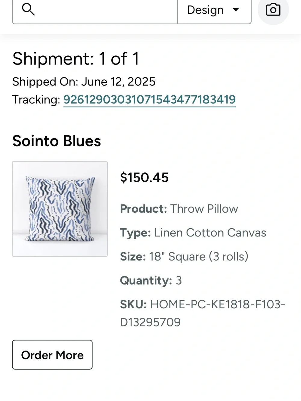Spoonflower stylish blue