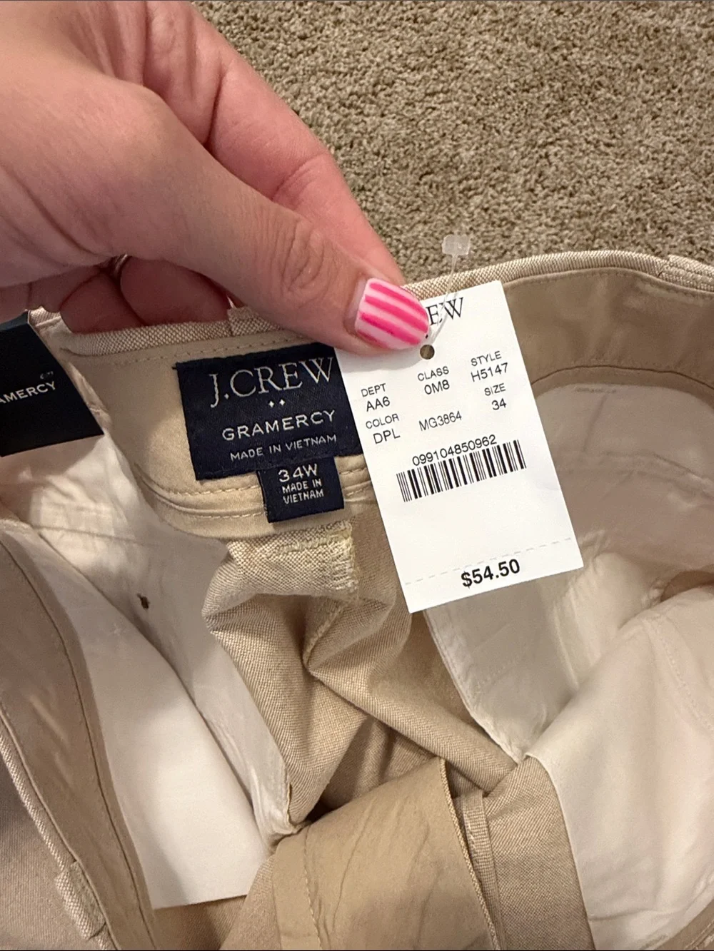 J. Crew sand color