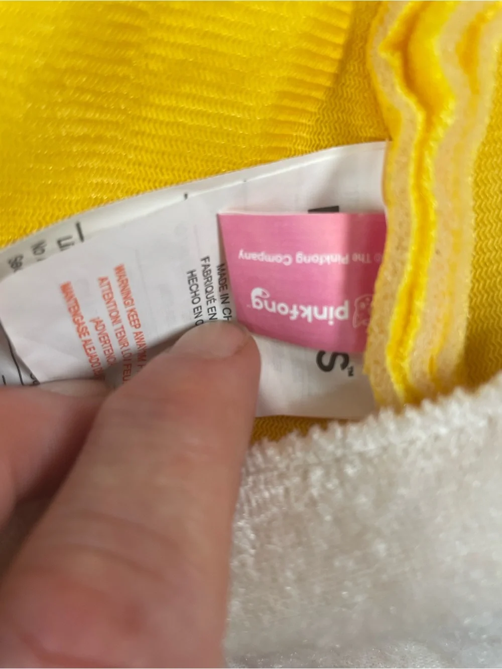Pink Fong fun yellow