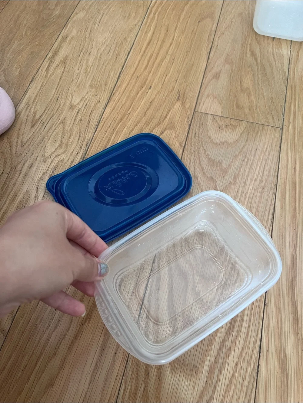 Home brand 3 cup clear plastic container