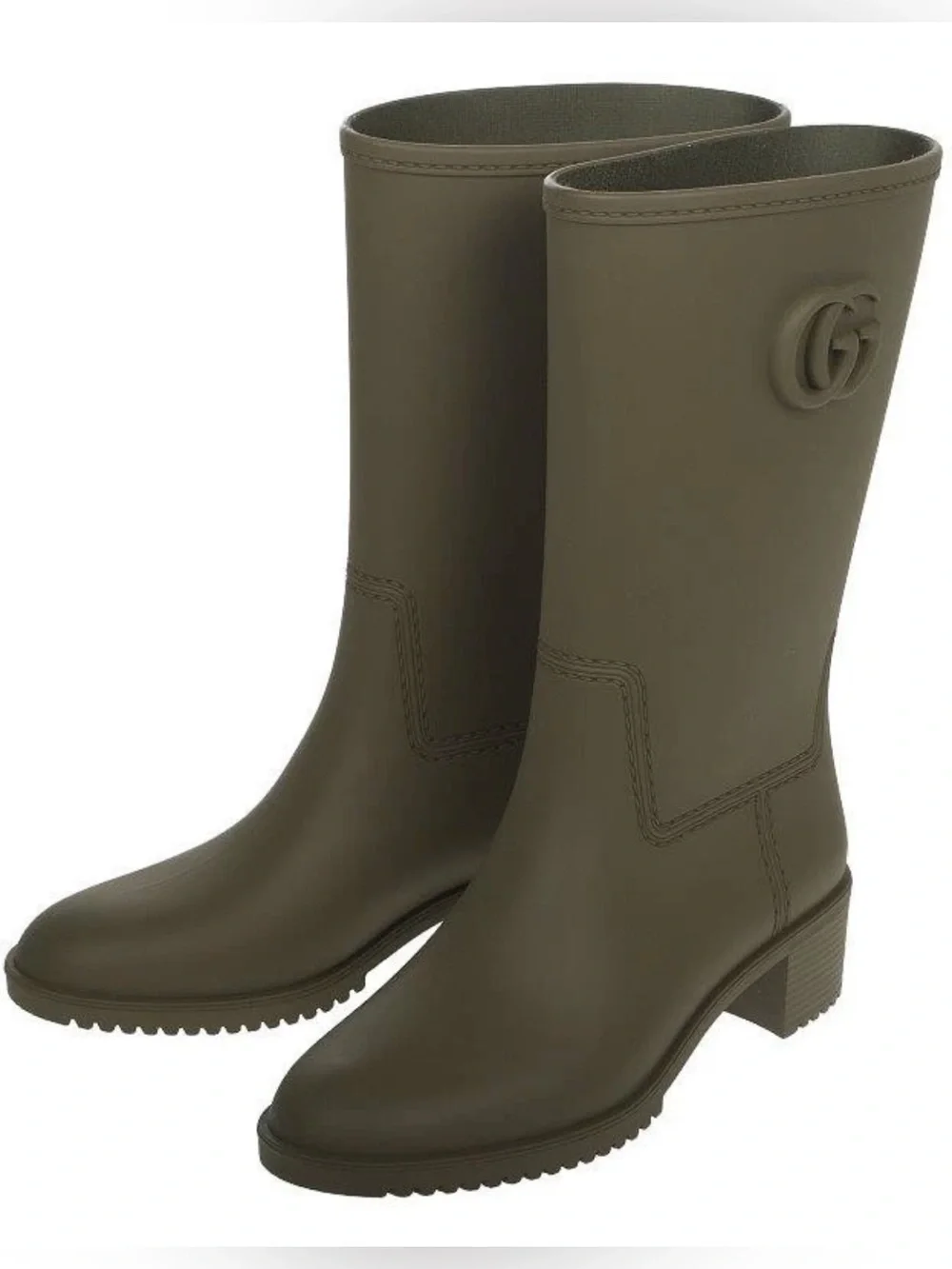 Gucci olive rubber