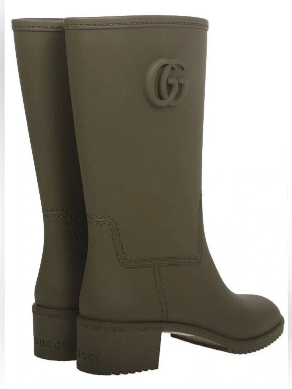 Gucci olive rubber