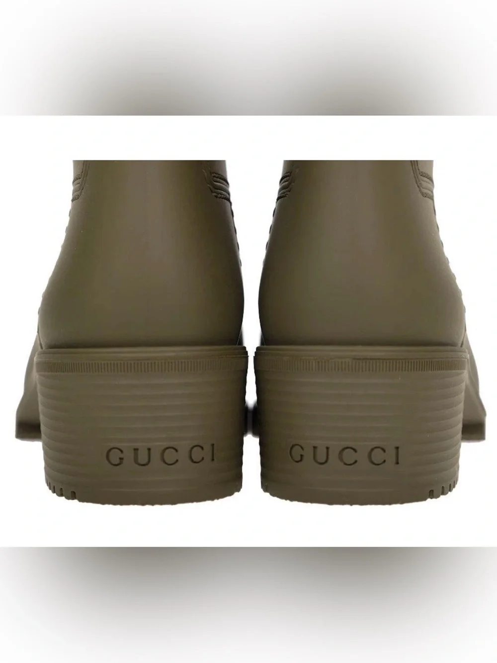 Gucci olive rubber