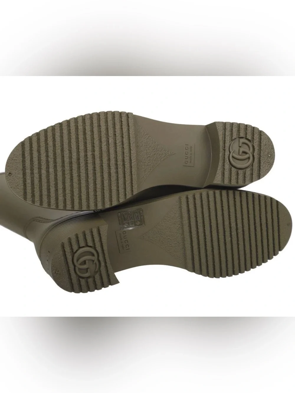 Gucci olive rubber