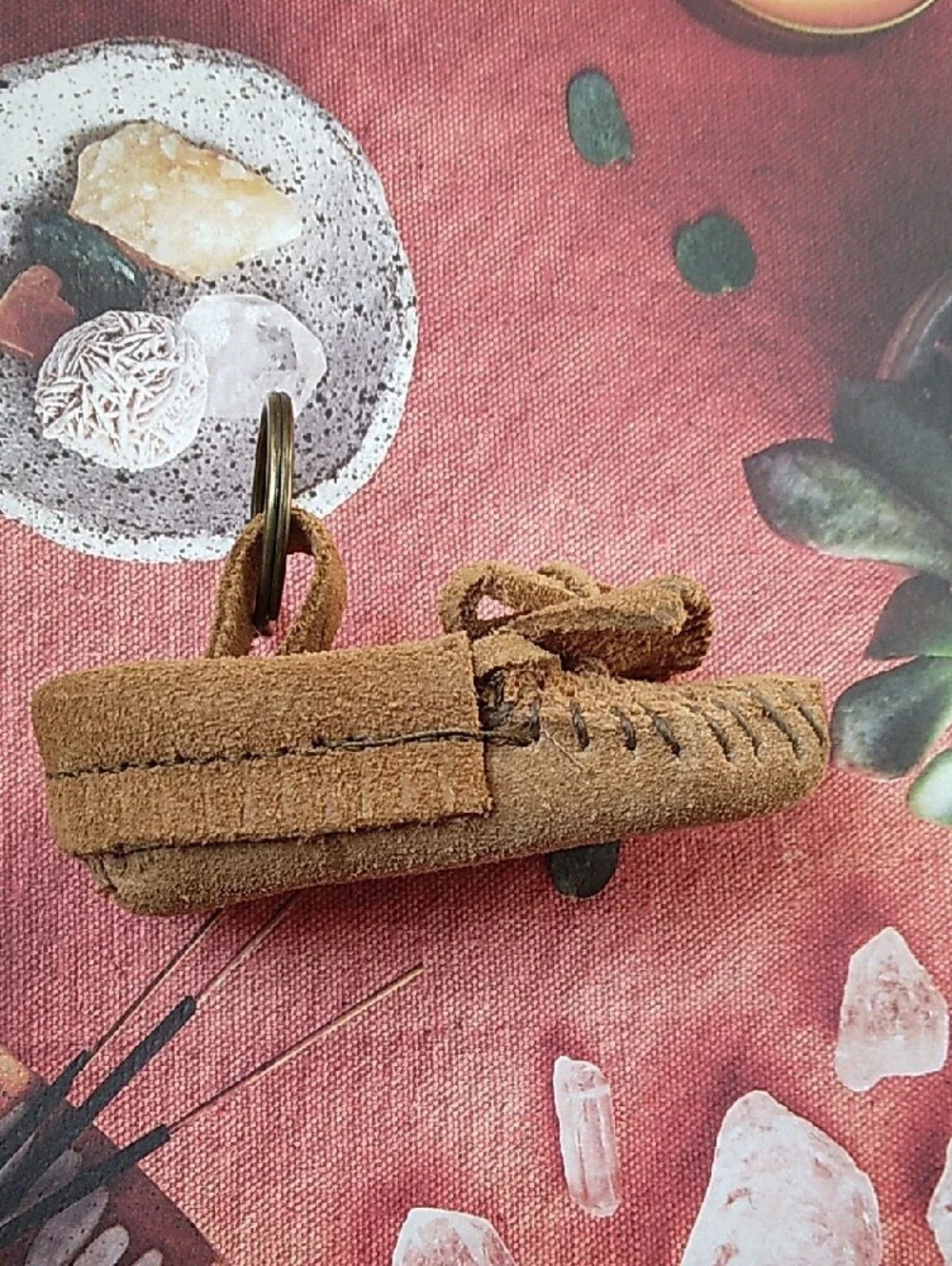 Minnetonka brown leather moccasin