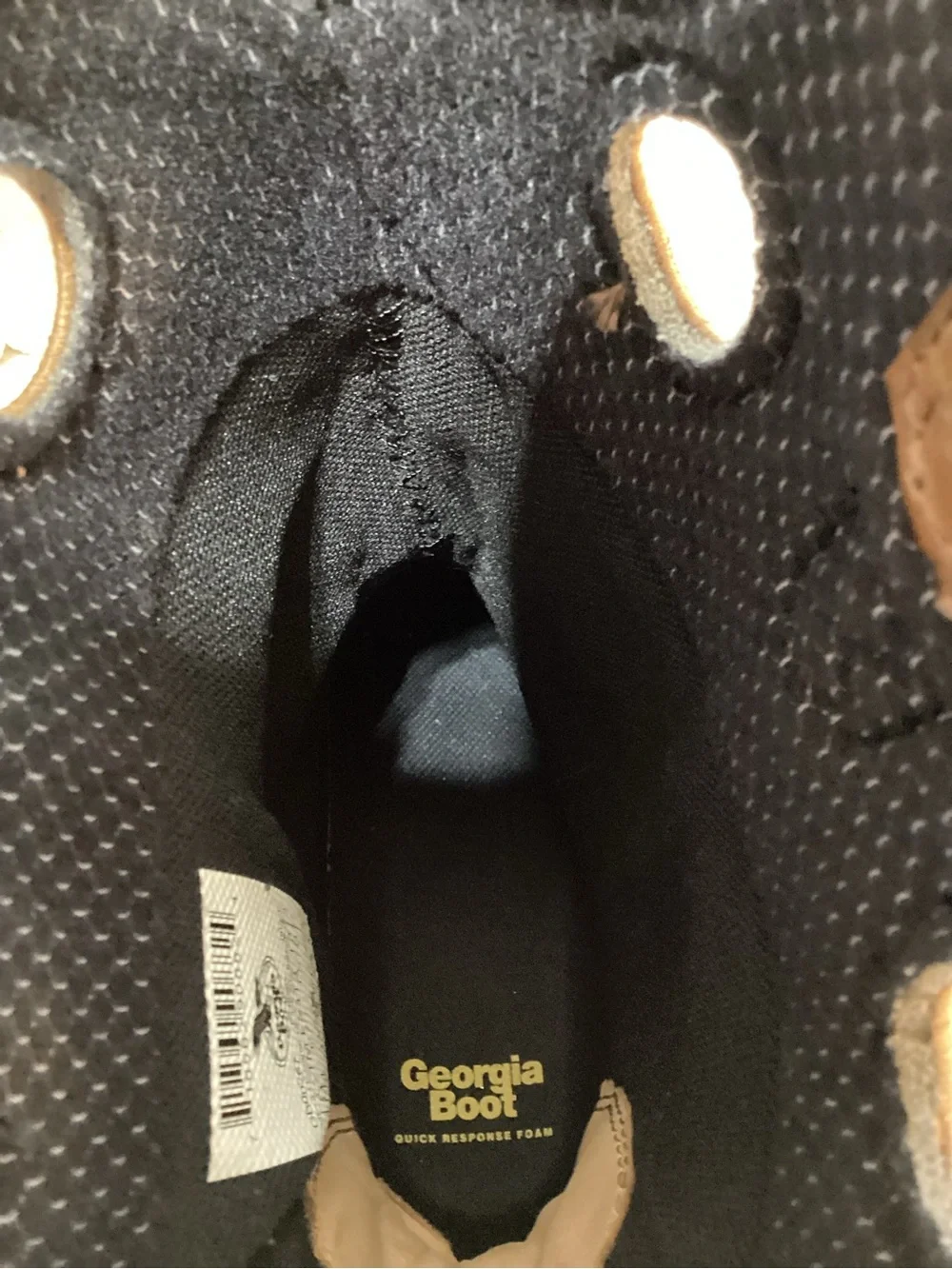 Georgia Boot interior view
