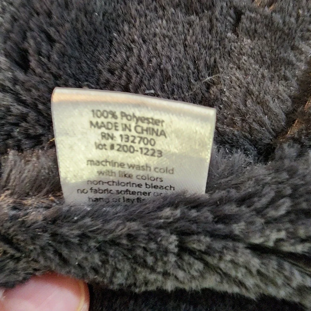 Saranoni minky Gray Blanket Luxury Soft Machine Wash 50x60