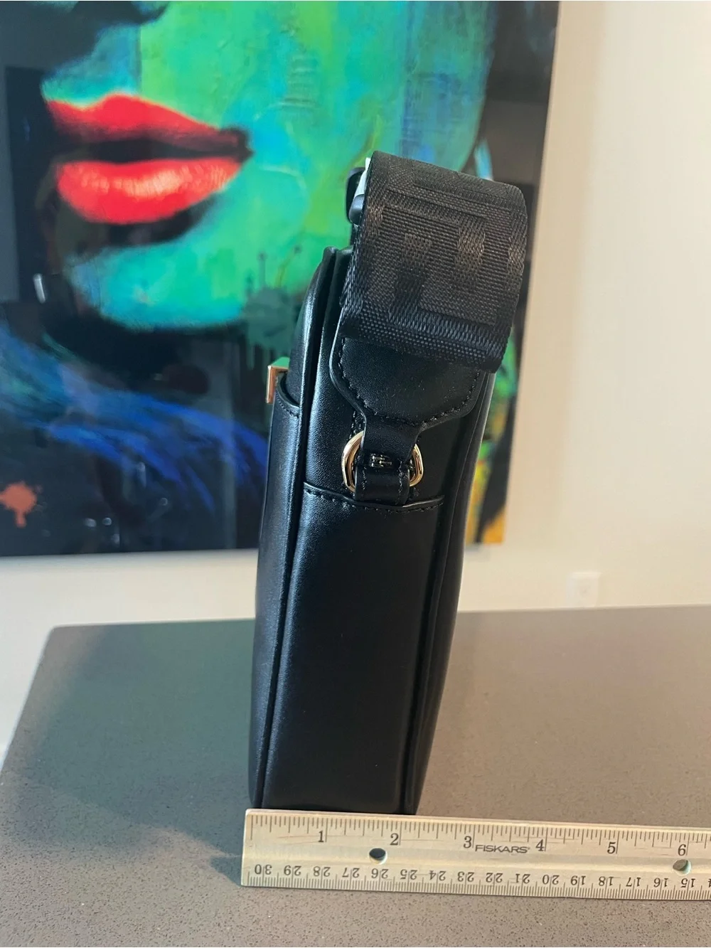 Versace compact leather