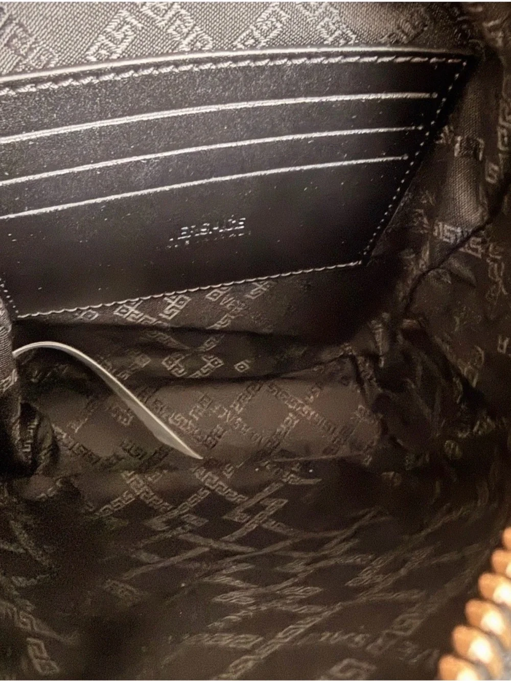 Versace compact leather