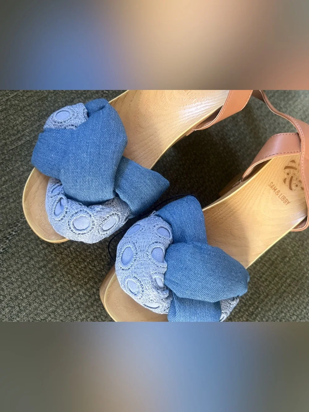 Sam & Libby knotted denim