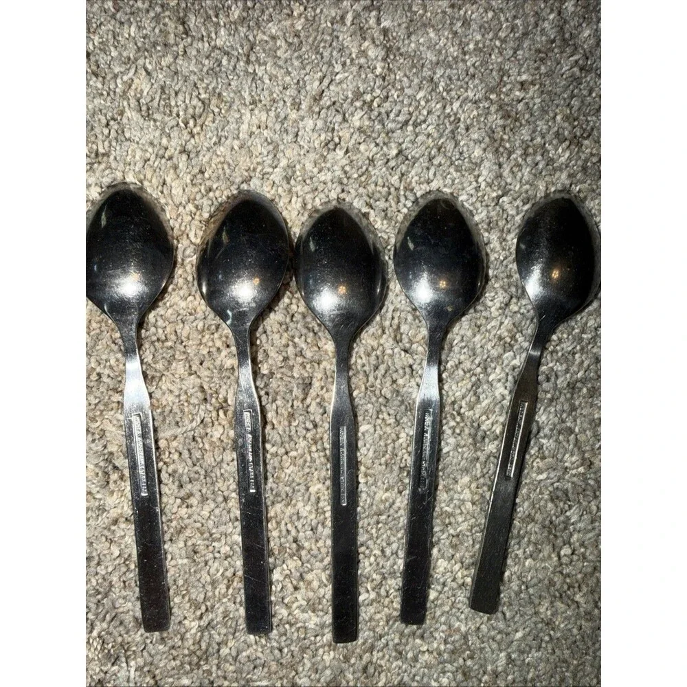 Oneida Northland SPRING FEVER Stainless Flatware Korea Lot of 5 Dinner Spoons