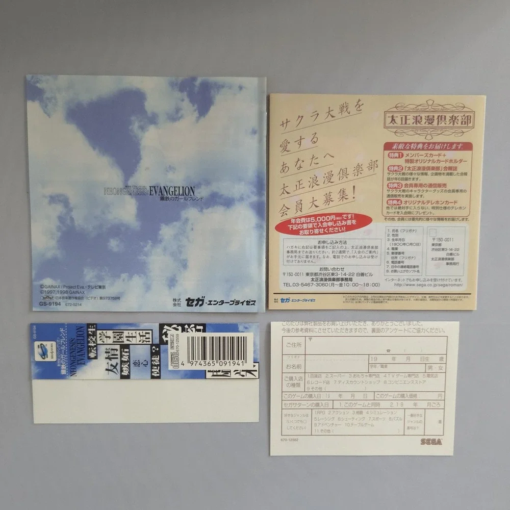 Sega authentic japanese