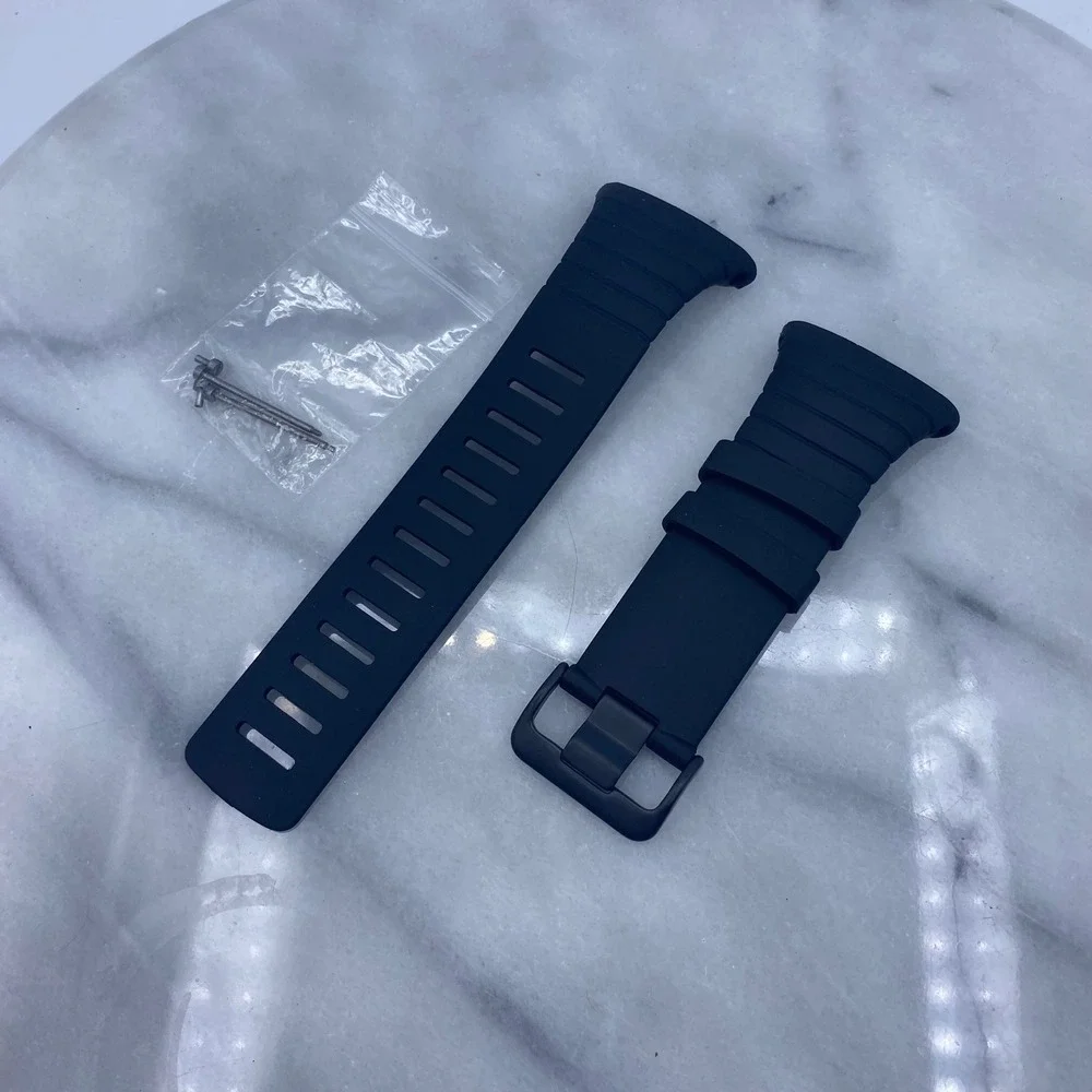 Suunto black silicone