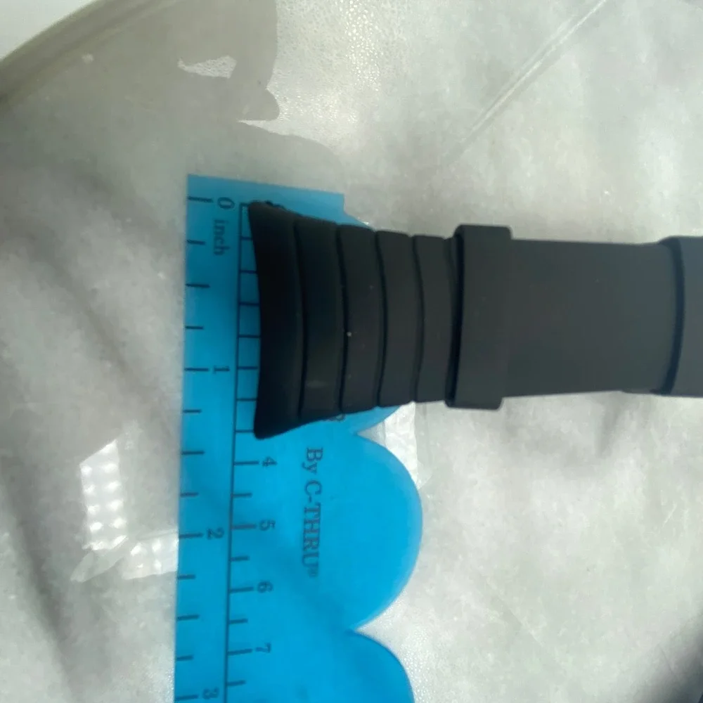 Suunto black silicone