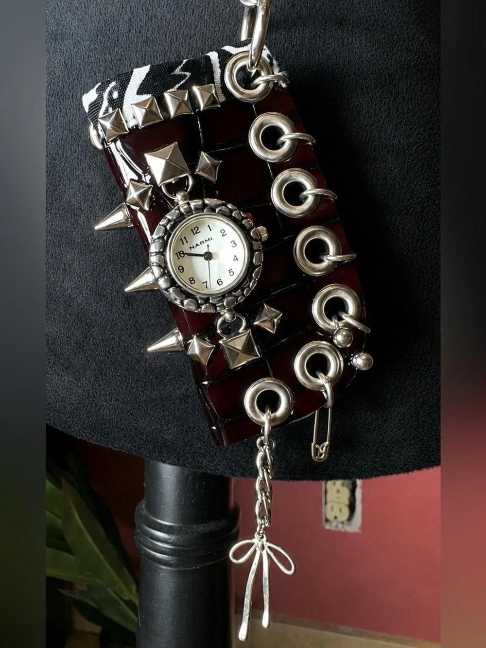 Edgy Handmade Studded Light-case Accessory