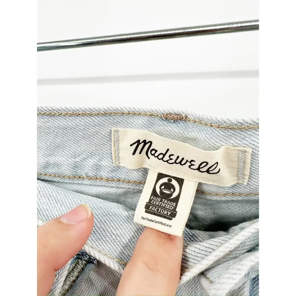 Madewell The Dadjean Short in Calaveros‎ Wash Size 25 NWT