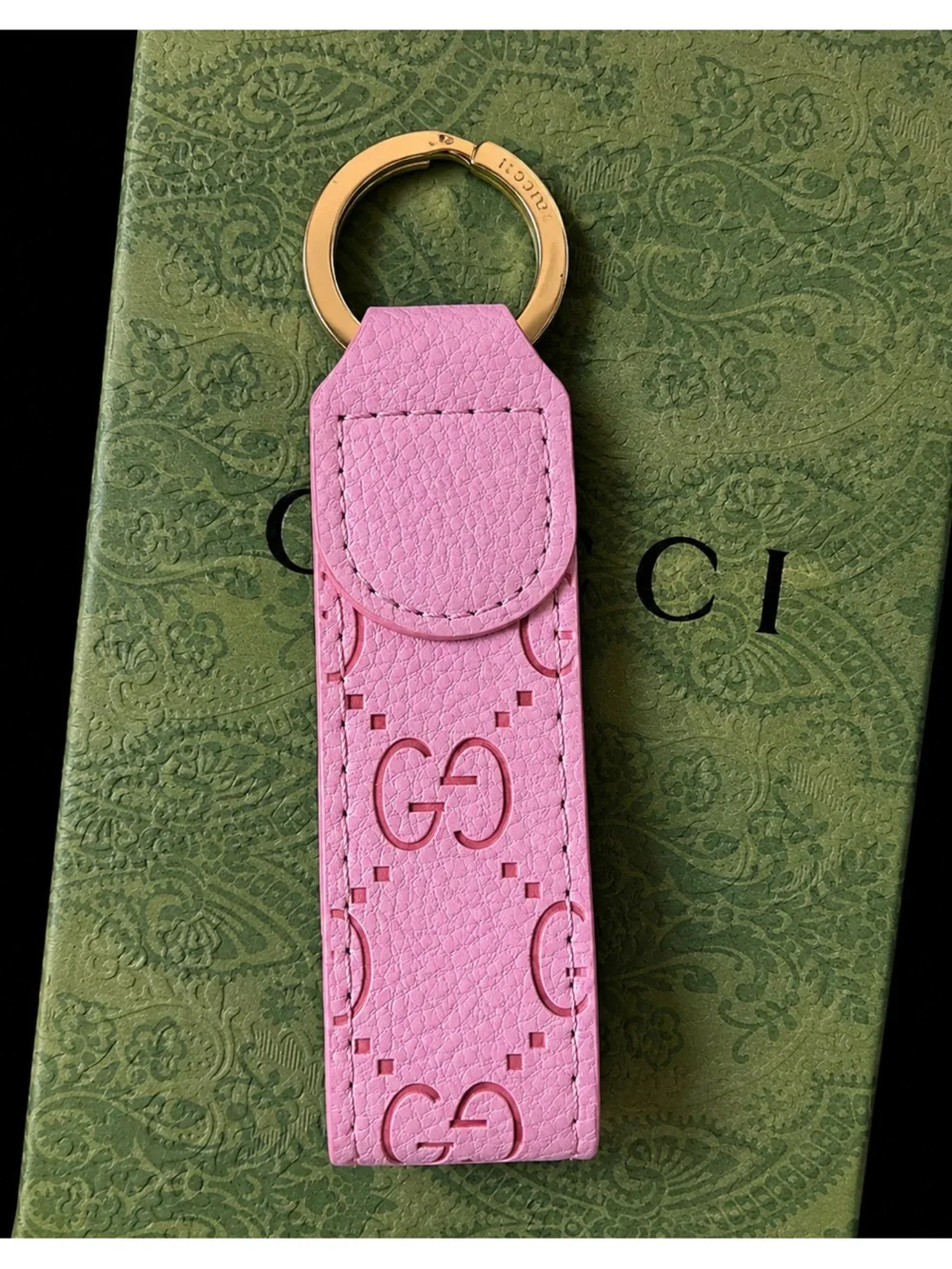 Gucci leather key
