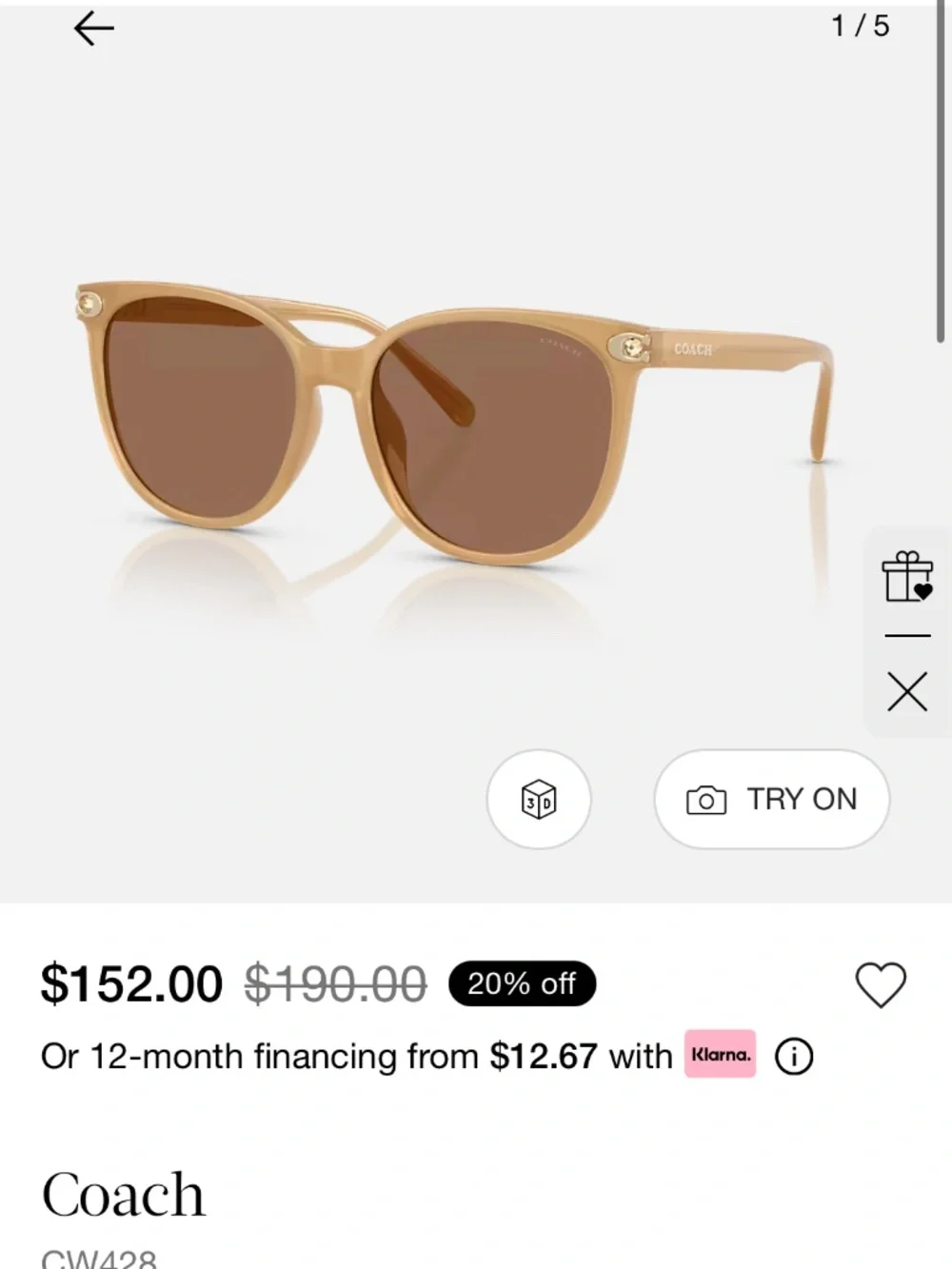 Coach brand new