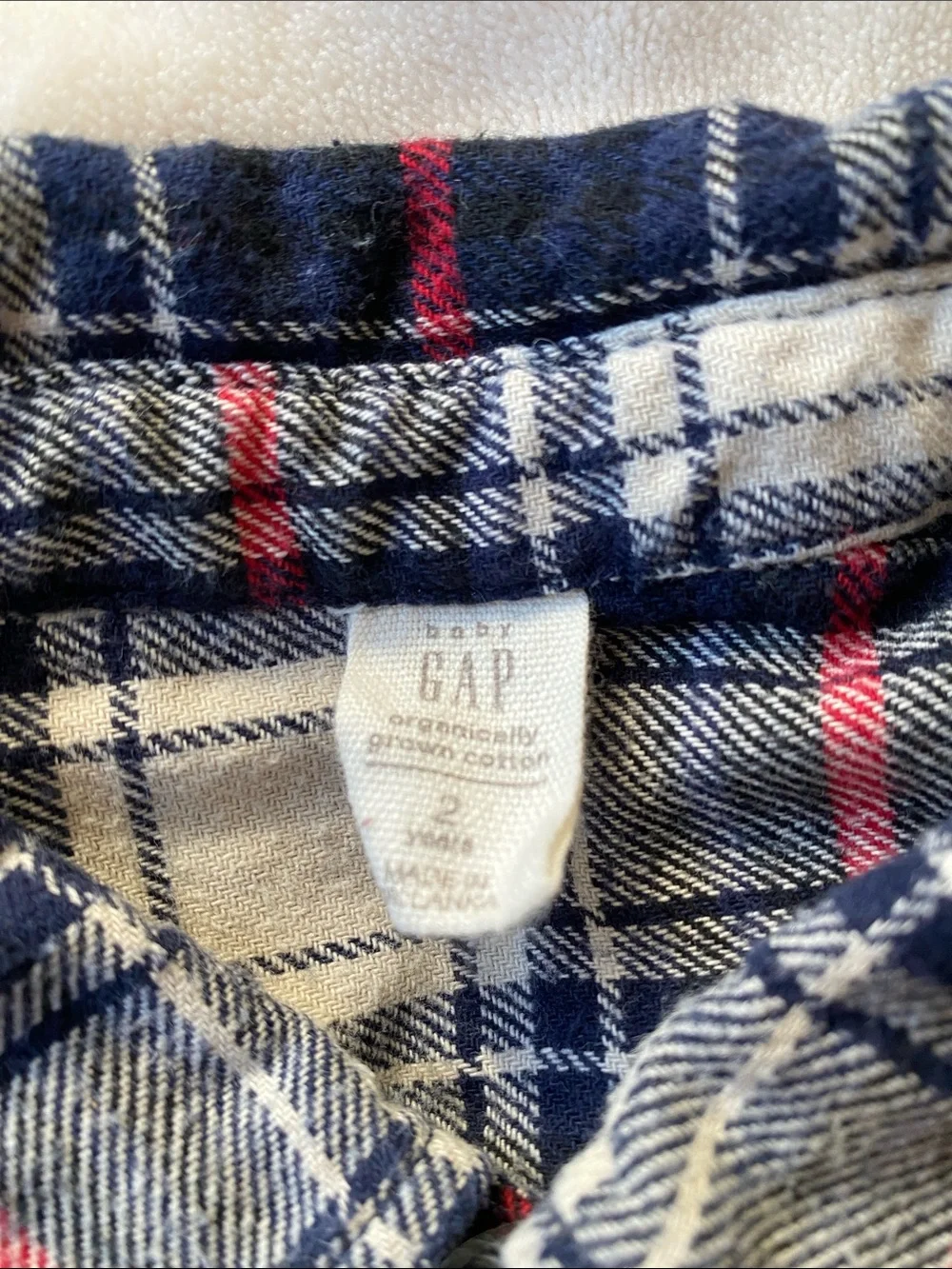 GAP soft plaid