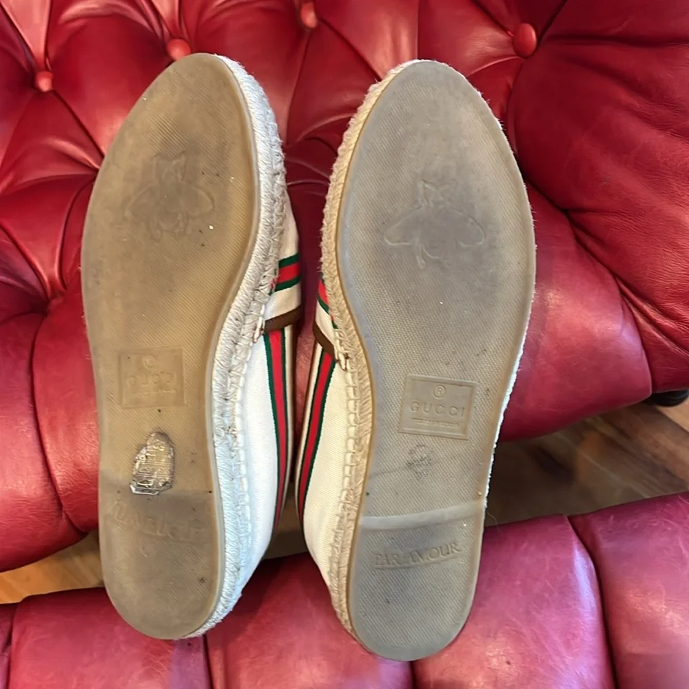 Gucci canvas espadrilles