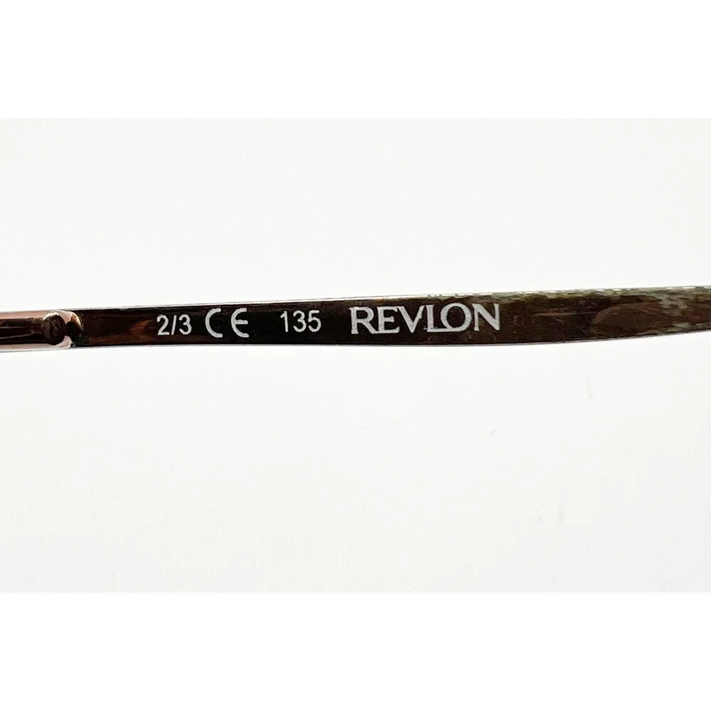 Revlon Eyeglasses Women Brown Oval RV 506 Brown Blush 48-15-135