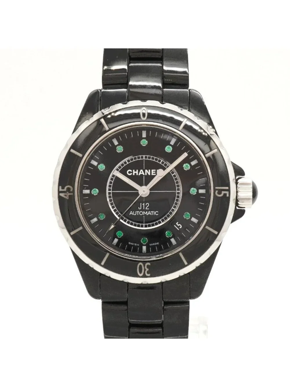 Chanel Emerald Black Watch Green