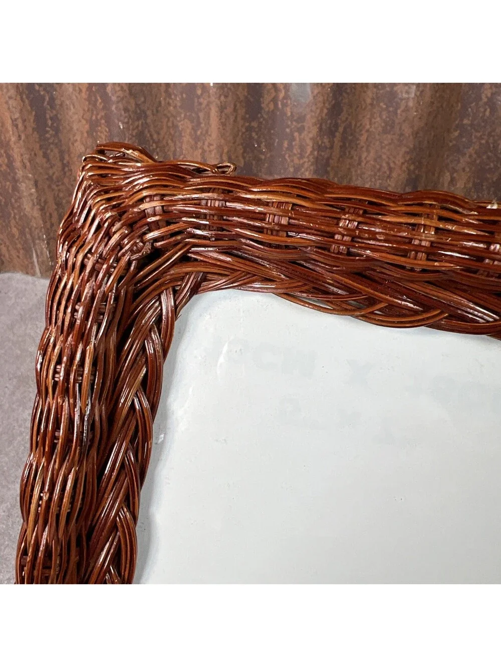 Brown Wicker photo Frame For 5 X 7 Photos - 1290-2N