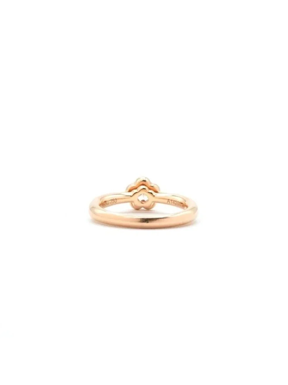 Chanel Ring Pink Gold Camellia Diamond