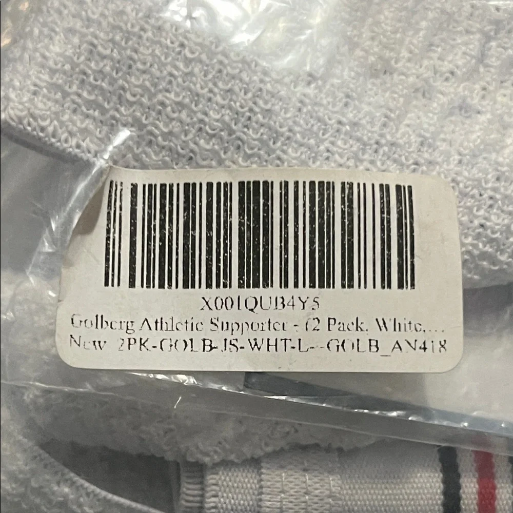 NWT GOLBERG Mens Athletic Supporter 2 Pack Size L