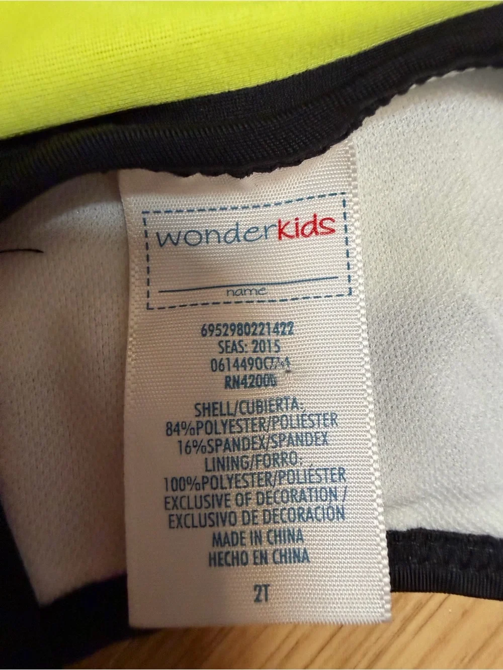 Wonderkids yellow black