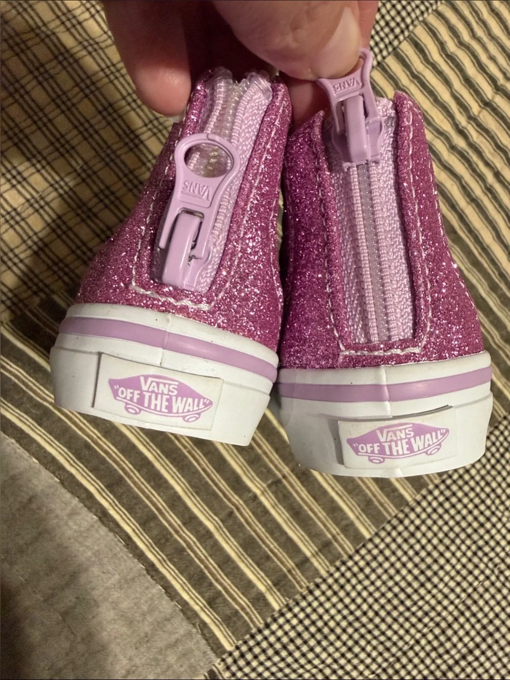 Vans glitter covered