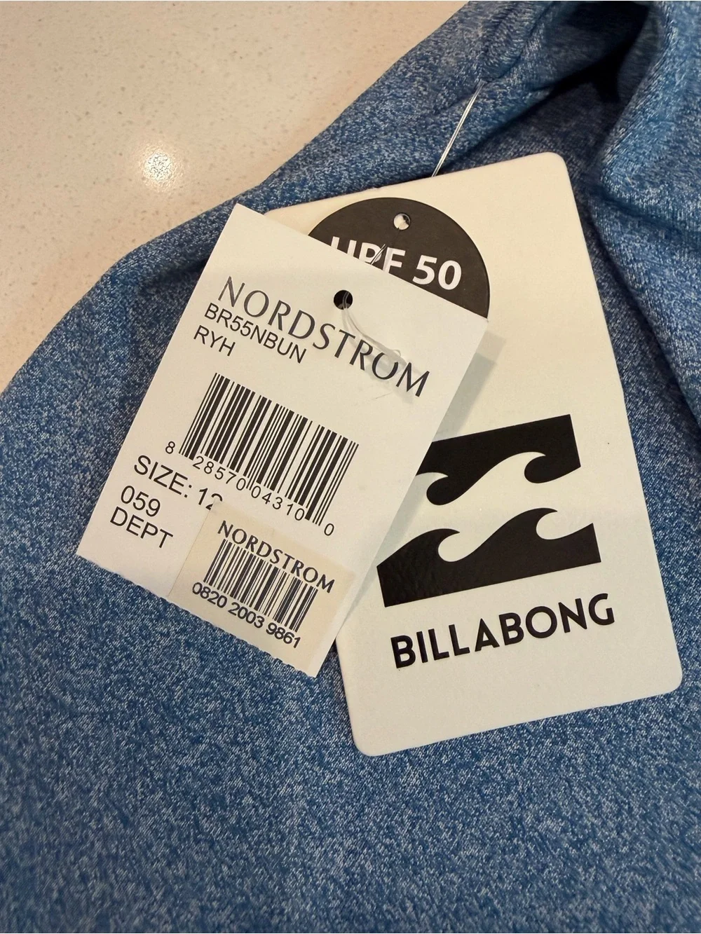 Billabong heathered blue