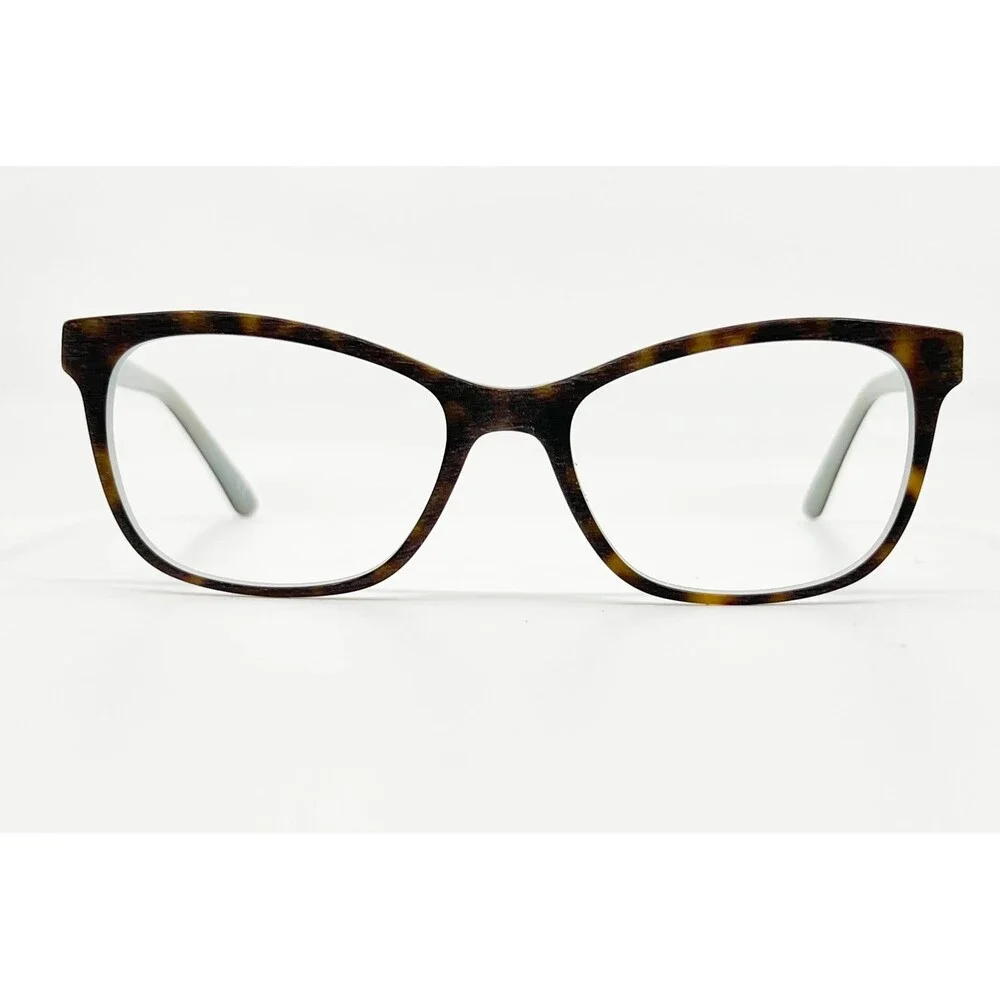 Rickey Smiley Eyewear Glasses Frames Tortoise Green RS 209 Cat Eye 54-18-135