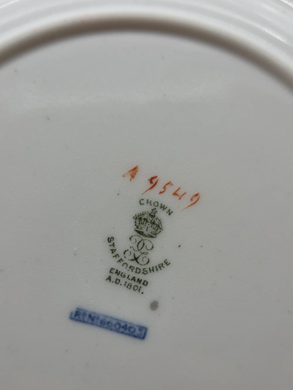 Crown Staffordshire set 1920s